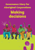Governance Story - Making decisions book cover