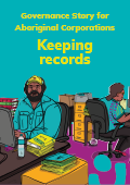 Governance Story - keeping records book cover