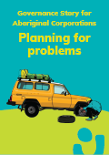 Governance Story - Planning for problems book cover