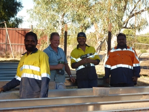 Four men in hi vis
