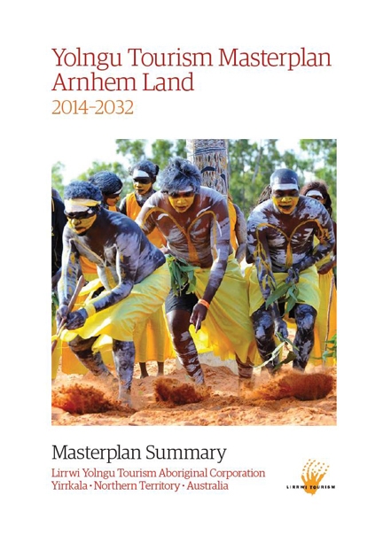 The cover of a document titled Yolngu Tourism Masterplan Arnhem Land